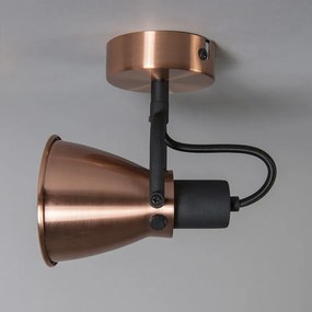 Klasyczny miedziany regulowany reflektor sufitowy - Jos