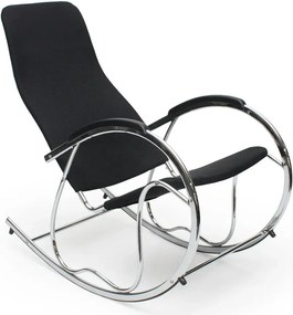 Bujany fotel do salonu  czarnyD8-E66