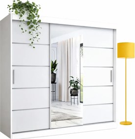 Szafa przesuwna 200 cm biały mat B9-W05