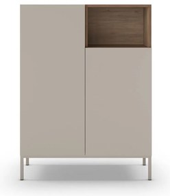 Kremowa szafka 90x120 cm Cailin – Marckeric