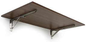 Stół składany na ścianie, 120x60 cm, nośność 30 kg, orzech