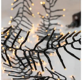 LED zewnętrzny łańcuch świąteczny CLUSTER 1512xLED/8 funkcji 17 m IP44 ciepła biel