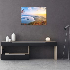 Obraz - Jezioro Bled (70x50 cm)