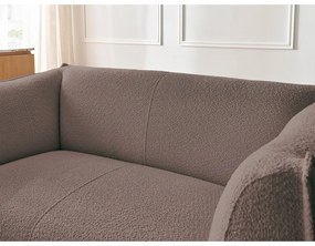 Brązowa sofa z materiału bouclé 170 cm Giorgia – Bobochic Paris