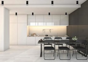 Czarna nowoczesna lampa sufitowa tuba - S686 S6-H58