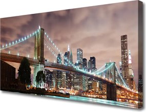 Obraz canvas Tęcza nad Słonecznym Wodospadem