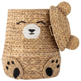 Dziecięcy kosz na zabawki z hiacyntu wodnego w naturalnym kolorze ø 40x57 cm Timone – Bloomingville Mini