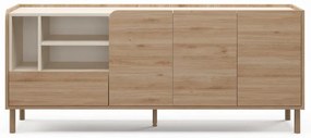 Komoda w dekorze dębu w naturalnym kolorze 180x75,5x44 cm Monza – Marckeric