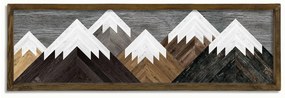 Obraz Mountains, 120x35 cm