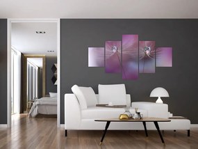 Obraz kropelek na puchu (125x70 cm)