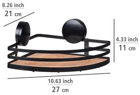Narożna półka łazienkowa pod prysznic ALBA Static-Loc, WENKO