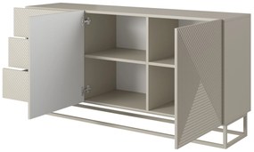 Komoda z szufladami Asha 167 cm - kaszmir