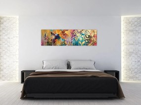 Obraz - Abstrakcyjny obraz natury (170x50 cm)