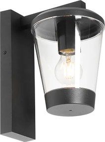 Nowoczesna lampa ścienna zewnętrzna czarna IP44 - Joren
