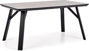 Stół HALIFAX 160x90 beton/czarny