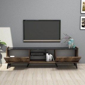 Stolik pod telewizor Elegante Walnut Black