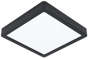 Czarna lampa sufitowa LED 21x21 cm FUEVA 5 – EGLO