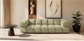 Sofa czteroosobowa, tkanina szenilowa Puente, Jasnożółty, Averro