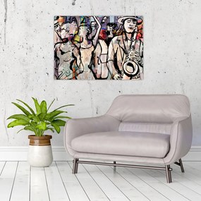 Obraz - Jazzowa noc (70x50 cm)