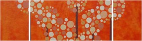 Obraz - Pomarańczowy las (170x50 cm)