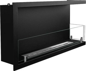 Biokominek narożny do zabudowy, biokominek narożny 90x45 SUTRI 90 DX