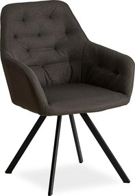 Zestaw krzeseł jadalnianych 59x88x57 cm antracytowe krzesła Eames