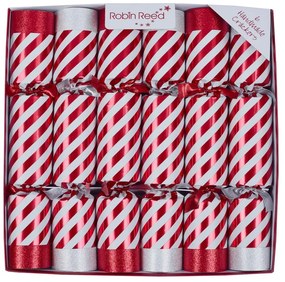 Crackery świąteczne zestaw 6 szt. Candy Cane – Robin Reed