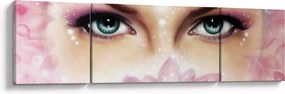 Obraz - Urocze oczy (170x50 cm)