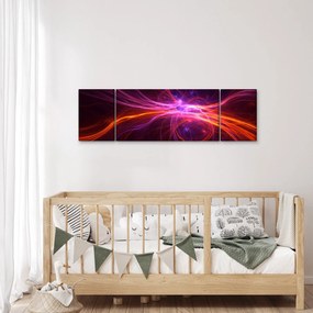 Obraz nowoczesnej abstrakcji (170x50 cm)