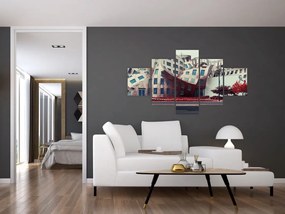 Obraz - budynek architektoniczny (125x70 cm)