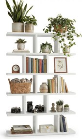 Biały skandynawski regał wiszący lub stojący Z6-T09