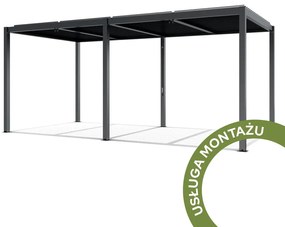 USŁUGA MONTAŻU - PERGOLA OGRODOWA LUXE MANUALNA 5.8X3/5.8X4 M