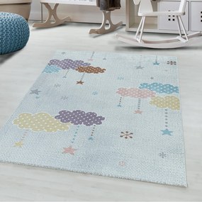 Dywan dziecięcy Lucky chmurki kolorowe 200 cm x 290 cm