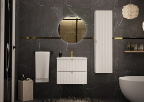Szafka pod umywalkę wpuszczaną Arcos 06, biały mat, 60 cm