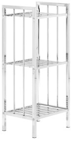 Regał łazienkowy w kolorze srebra 33x73 cm – Premier Housewares