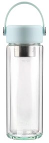 Miętowa szklana butelka 350 ml Fuori – Vialli Design