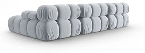 Jasnoniebieska aksamitna sofa 285 cm Bellis – Micadoni Home