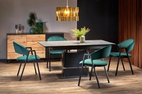 Krzesło tapicerowane K473 VELVET zielone HALMAR