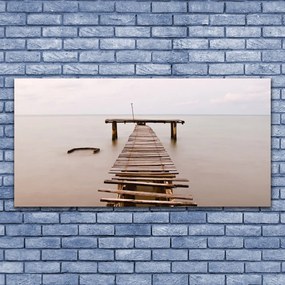 Obraz na płótnie Stalowa Konstrukcja Mostu