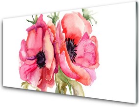 Panel nad blat kuchenny Subtelne Kwiaty W Akwareli