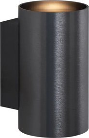 Nowoczesna lampa ścienna, okrągła, 2-punktowa, GU10, 50 mm, kolor ciemnoszary - Sandy