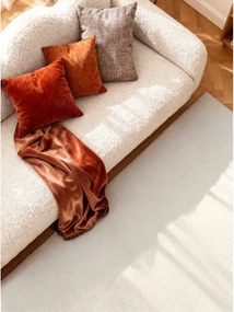 Kremowy wełniany dywan tkany ręcznie 200x290 cm Puristic Knots – Elle Decoration