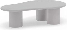 Stolik kawowy Gisela 130 cm do salonu - jasny szary