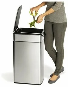 Kosz na śmieci Simplehuman Touch 40 l, wąski