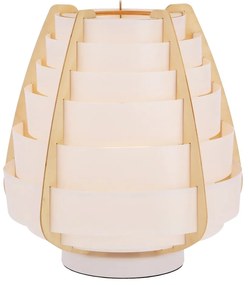 Biała lampa stołowa (wysokość 27 cm) Nagoja – Candellux Lighting