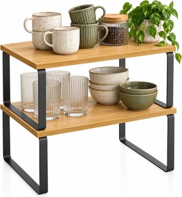 Zestaw 2 Półek Kuchennych W Stylu Loft A7-R60