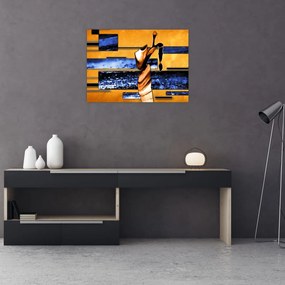 Obraz obrazu abstrakcyjnego (70x50 cm)