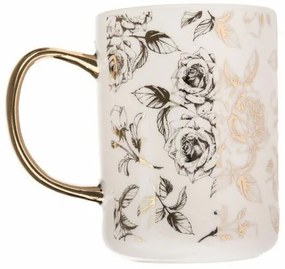 Kubek porcelanowy Roses, 425  ml