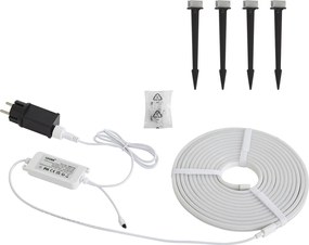 Inteligentna taśma LED 5-metrowa CCT 30W 350 lm 2700 - 6500K IP44 z bolcami uziemiającymi