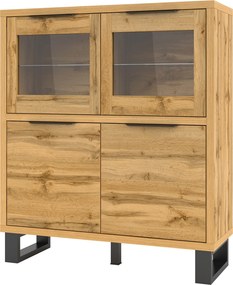 Komoda HALENZA 120 cm do Salonu Sypialni Dąb wotan
